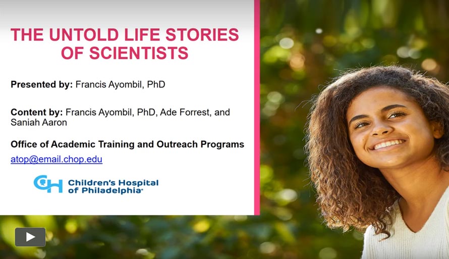 Untold Life Stories of Scientists